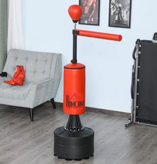 Saco de Boxeo Pie con Bola Velocidad