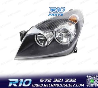 FARO IZQ PARA OPEL ASTRA H FONDO NEGRO 04-11