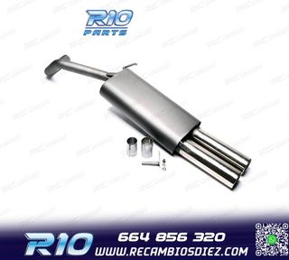 SILENCIOSO ESCAPE PARA VOLKSWAGEN VW POLO 12 1999-