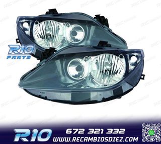 FAROS PARA SEAT IBIZA VI 09-12 FONDO NEGRO