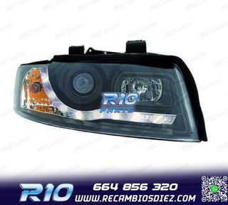 FAROS AUDI A4 B6 LIMOUSINE AVANT 00-04 LUZ DIURNA LED FONDO