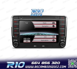 RADIO NAVEGADOR 7" PARA SEAT SKODA VOLKSWAGEN VW USB GPS TAC
