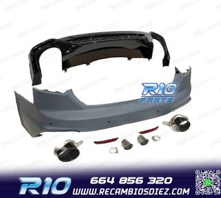 PARAGOLPES TRASERO AUDI A5 20- LOOK RS PDC