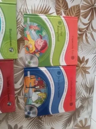 5 libros de cuentos español/ingles