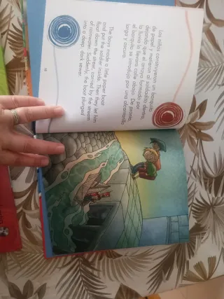5 libros de cuentos español/ingles