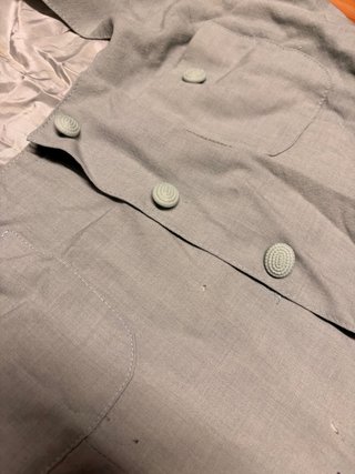 Abito Sartoriale Grigio Perla Design Vintage