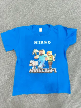 Maglietta Minecraft Mirko Bambino