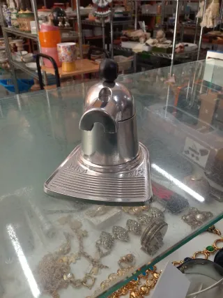 Cafetera Italiana Vintage Plata