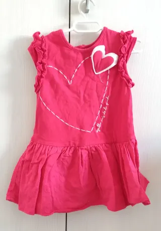Vestido Agatha Ruiz de la Prada niña fucsia