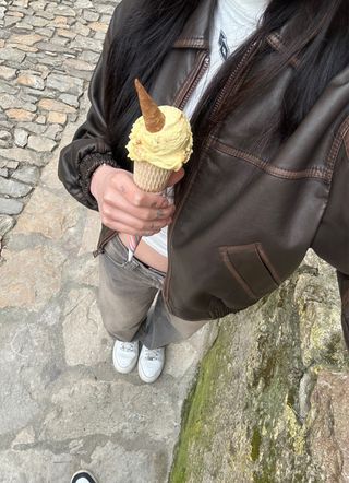 Chaqueta vintage marrón