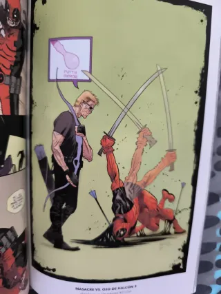 Masacre VS ojo de halcón (Marvel cómic)