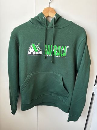 Sudadera Barraca Verde. Talla: XXL, M, S