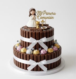 Tarta de chuches o chocolates para comunion