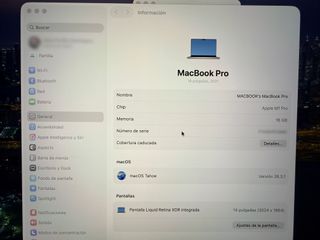 MacBook Pro 14 M1 Pro 16GB 1TB SSD Plata
