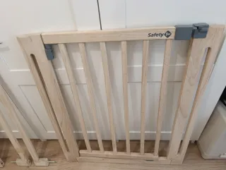 Barrera de seguridad madera para niños