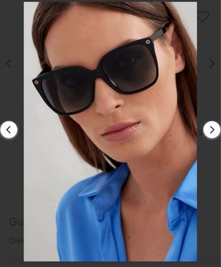 Gafas de sol Gucci originales negras