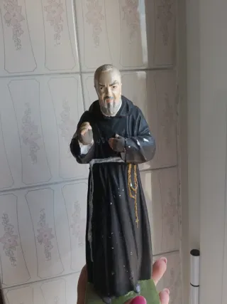 Statua Padre Pio vintage