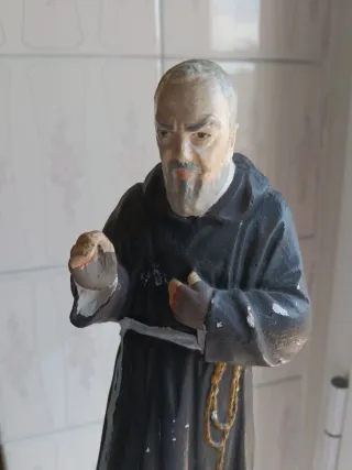 Statua Padre Pio vintage