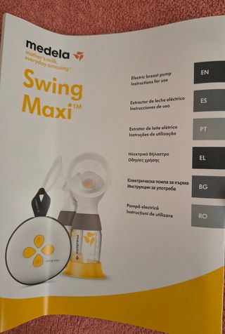 Sacaleches Eléctrico Doble Medela Swing Maxi