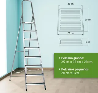 Escalera 8 peldaños Amig