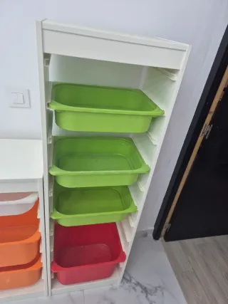 2 Muebles Almacenaje Ikea con Cajones