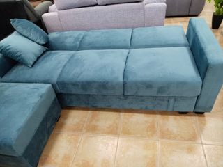 Sofá Cama Luda Azul