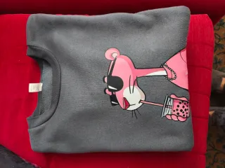 Sudadera Pantera Rosa con dibujo