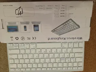 Teclado Inalámbrico Negro/Azul
