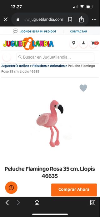 Peluche Flamenco regalo
