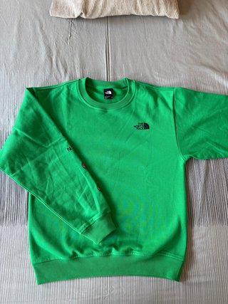 Sudadera The North Face Verde Talla XS.  Unisex