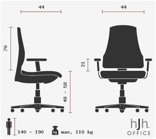 Silla ergonómica hjh office