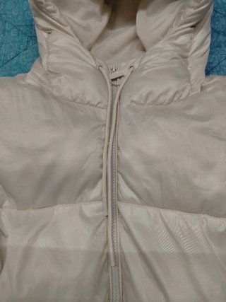 Bomber Terranova avorio S con coulisse