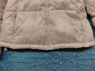 Bomber Terranova avorio S con coulisse