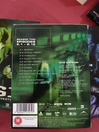 Pack CSI DVD Temporada 2 (Inglés/Español)