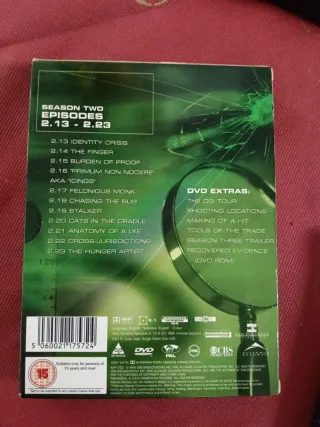 Pack CSI DVD Temporada 2 (Inglés/Español)