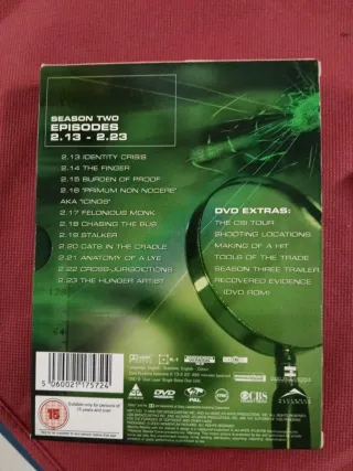 Pack CSI DVD Temporada 2 (Inglés/Español)