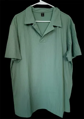 Polo Shein Verde Menta Talla XL H00137