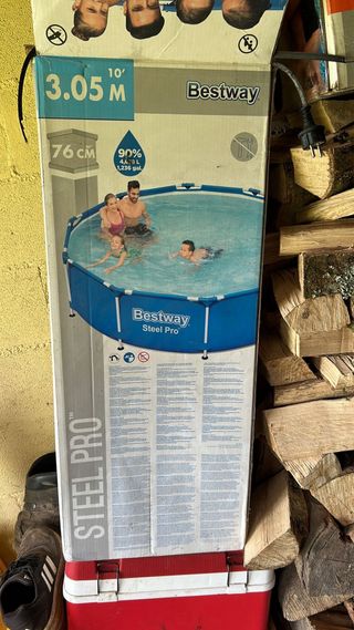 Piscina Bestway Steel Pro Azul