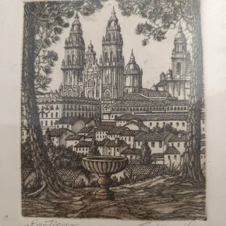 Grabado de Castro Gil