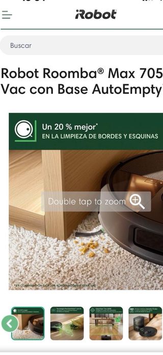 Robot Aspirador Roomba Max 705 con Base