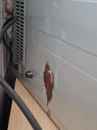 Horno de sobremesa gris