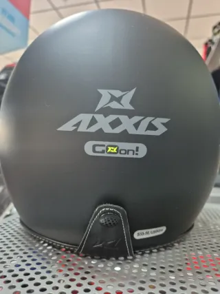 Casco Axxis Negro con Visera Solar
