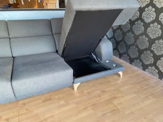Sofá con chaiselongue 3pl  294cm