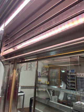 Mueble expositor refrigerado de acero inoxidable