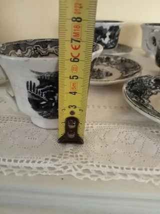 Antiguas Tazas Pickman Porcelana