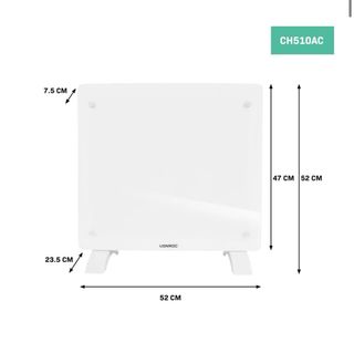 Aquecedor Elétrico VONROC 1000W Wi-Fi