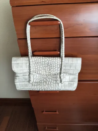 Bolso Balenciaga Piel Coco Vintage Plata