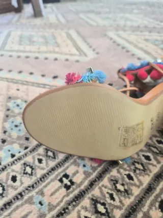 Tacchi a strisce nuovi T 39,5