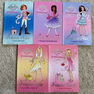 Lote libros El Club de las Princesas (2-6)