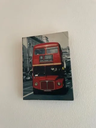 Quadretto Tela Londra 20x15cm
